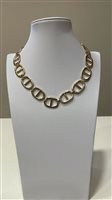Necklace Man And Woman Woman in Brass NCWM226GO - NCWM226GO
